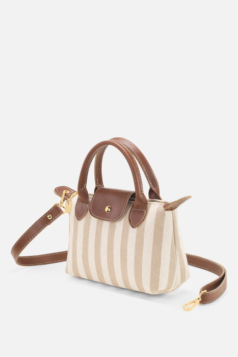 Zoozie Bags Bolsa de Hombro de Lona en Visón Zoozie Bags Bolsa de Hombro de Lona en Visón